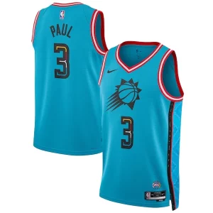 Chris Paul Phoenix Suns Nike Unisex Confortable 2022/23 Swingman Jersey City Edition Turquoise - Pour les fans de la ligue - Un maillot authentique de la compétition