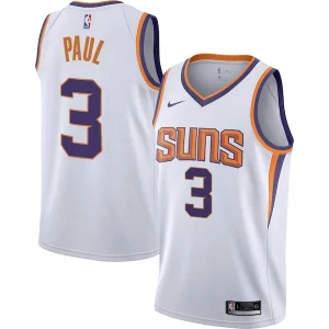 Chris Paul Phoenix Suns Nike Youth Exceptionnel Swingman Jersey Association Edition White/Purple - Pour les joueurs de basketball amateurs - Adapté à tous les styles de jeu