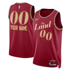 Cleveland Cavaliers Nike Unisex 2023/24 Custom Swingman Jersey Wine City Edition Sophistiqué - Fait à la main - Un produit unique et de qualité