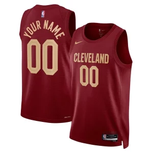 Cleveland Cavaliers Tendance Nike Unisex Swingman Custom Jersey Burgundy Icon Edition - Confort et style combinés - Pour un look exceptionnel