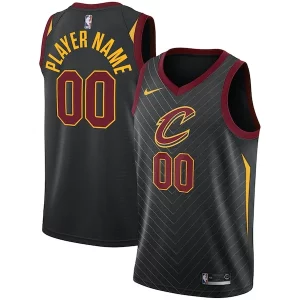 Cleveland Incontournable Cavaliers Nike Swingman Custom Jersey Black Statement Edition - Confort et style combinés - Pour un look exceptionnel