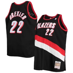 Clyde Drexler Portland Trail Blazers 1991/92 Big & Tall Hardwood Classics Swingman Jersey Gracieux Black - Fait à la main - Un produit unique et de qualité