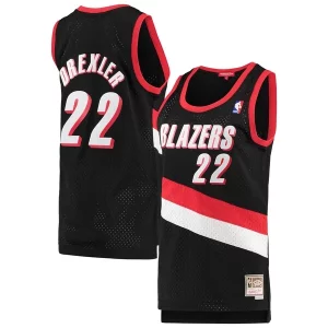 Clyde Drexler Portland Trail Blazers Classique Women's 1991/92 Hardwood Classics Swingman Jersey Black - Collectionner ce maillot rare - Augmentez la valeur de votre collection