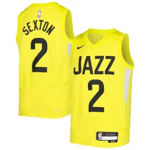 Collin Sexton Utah Jazz Exceptionnel Nike Youth Swingman Jersey Icon Edition Yellow - Maillot de marque reconnue - Faites confiance à la qualité