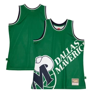 Dallas Mavericks Hardwood Unique Classics Blown Out Fashion Jersey Green - Pour les joueurs de basketball amateurs - Adapté à tous les styles de jeu