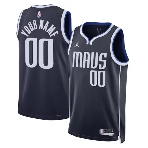 Dallas Mavericks Jordan Brand Distingué Unisex 2022/23 Swingman Custom Jersey Statement Edition Navy - Giftez-le à un fan dévoué - Livraison en temps pour les fêtes