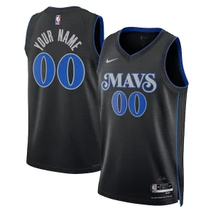Dallas Mavericks Nike Unisex 2023/24 Custom Swingman Incontournable Jersey Black City Edition - Fait à la main - Un produit unique et de qualité