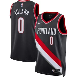 Damian Lillard Portland Trail Blazers Nike Unisex Swingman Unique Jersey Icon Edition Black/White - Collectionner ce maillot rare - Augmentez la valeur de votre collection