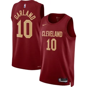 Darius Garland Cleveland Cavaliers Nike Unisex Refiné Swingman Jersey Icon Edition Wine/White - Vêtement de fan emblématique - Montrez votre amour pour l'équipe