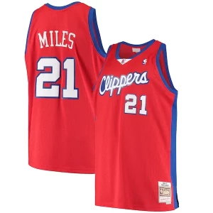 Darius Miles LA Clippers Hardwood Classics Gracieux Swingman Jersey Red - Garantie satisfaction - Si vous n'êtes pas satisfait