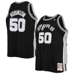David Robinson San Antonio Spurs 1998/99 Big & Tall Hardwood Classics Swingman Jersey Tendance Black - Édition limitée - Uniques dans leur genre