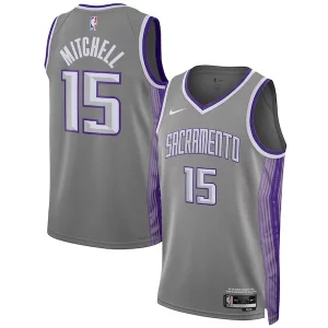Davion Mitchell Sacramento Kings Nike Élégant Unisex 2022/23 Swingman Jersey City Edition Anthracite - Promotion limitée - Profitez de la réduction avant qu'elle ne soit terminée
