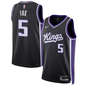 De'Aaron Fox Sacramento Splendide Kings Nike Unisex Swingman Jersey Association Edition Black - Événement exclusif - Soyez l'un des premiers à avoir ce maillot