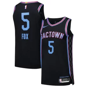 De'Aaron Fox Sacramento Kings Nike Authentic Prime Player Jersey City Edition Black - Dernières unités - Ne manquez pas cette opportunité