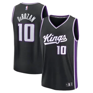 DeMar DeRozan Sacramento Kings Fast Break Replica Player Confortable Jersey Icon Edition Black - Pour les amateurs de basketball passionnés - Livraison rapide