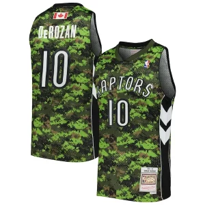 DeMar DeRozan Toronto Splendide Raptors 2011/12 Hardwood Classics Swingman Jersey Camo - Édition limitée - Uniques dans leur genre