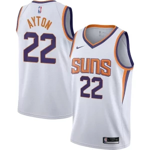 Deandre Ayton Phoenix Suns Magnifique Nike Youth Swingman Jersey Association Edition White/Purple - Garantie satisfaction - Si vous n'êtes pas satisfait