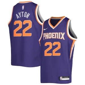 Deandre Charming Ayton Phoenix Suns Nike Youth Swingman Jersey Icon Edition Purple/White - Édition limitée - Uniques dans leur genre