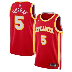 Dejounte Murray Atlanta Hawks Nike Unisex Swingman Jersey Association Edition Distingué Red - Pour les fans de la ligue - Un maillot authentique de la compétition