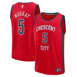 Dejounte Murray New Orleans Pelicans Youth Fast Break Replica Player Jersey Statement Edition Red Captivant - Maillot authentique - Reproduit avec soin