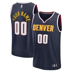 Denver Charming Nuggets Fast Break Custom Jersey Icon Edition Navy/Blue - Collectionner ce maillot rare - Augmentez la valeur de votre collection