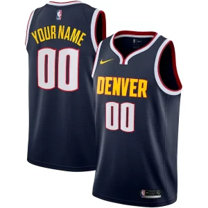 Denver Nuggets Nike 2022/23 Swingman Classique Custom Jersey Icon Edition Navy - Vêtement de fan emblématique - Montrez votre amour pour l'équipe