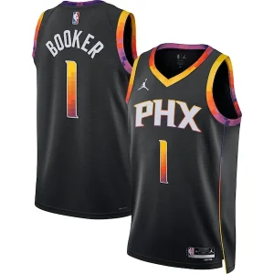 Devin Booker Phoenix Suns Jordan Brand Unisex Swingman Jersey Premium Statement Edition Black - Design innovant - Écarte-vous du commun des mortels