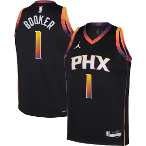 Devin Booker Phoenix Suns Jordan Brand Youth Swingman Jersey Splendide Statement Edition Black - Promotion limitée - Profitez de la réduction avant qu'elle ne soit terminée
