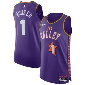 Devin Booker Phoenix Suns Nike 2024/25 Superbe Authentic Player Jersey City Edition Purple - Pour les amateurs de basketball passionnés - Livraison rapide