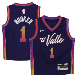 Devin Booker Phoenix Suns Nike Toddler Swingman Replica Jersey City Edition Purple Personalisable - Promotion limitée - Profitez de la réduction avant qu'elle ne soit terminée