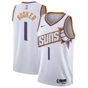 Devin Booker Phoenix Suns Nike Unisex Swingman Gracieux Jersey Association Edition White - Pour les matchs d'athlétisme - Restez frais et confortable