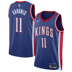 Domantas Sabonis Sacramento Kings Nike Unisex 2024/25 Swingman Tendance Player Jersey City Edition Blue - Parfait pour le match jour - Montrez votre support avec style