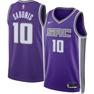 Domantas Sabonis Sacramento Kings Nike Unisex Swingman Jersey Icon Confortable Edition Purple - Fait à la main - Un produit unique et de qualité