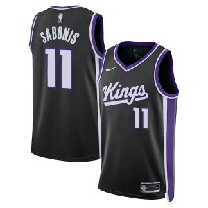 Domantas Sabonis Sacramento Kings Nike Unisex Swingman Player Jersey Icon Edition Premium Black - Édition limitée - Uniques dans leur genre