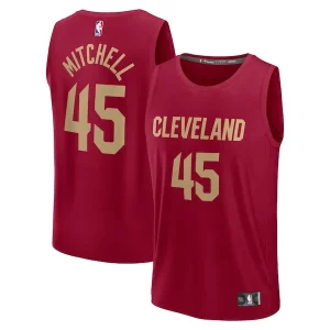 Donovan Mitchell Cleveland Cavaliers Youth Fast Splendide Break Replica Player Jersey Icon Edition Wine - Promotion limitée - Profitez de la réduction avant qu'elle ne soit terminée