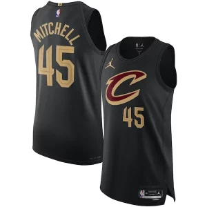 Donovan Mitchell Cleveland Cavaliers Jordan Brand Authentic Player Jersey Refiné Statement Edition Black - Collectionner ce maillot rare - Augmentez la valeur de votre collection