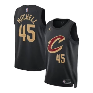 Donovan Mitchell Cleveland Cavaliers Jordan Brand Unisex Swingman Dashing Jersey Statement Edition Black - Livraison gratuite - Économisez sur les frais d'expédition
