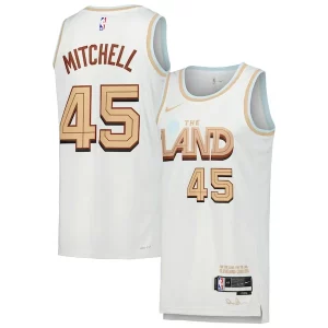 Donovan Mitchell Cleveland Cavaliers Nike Admirable Swingman Player Jersey City Edition White - Offre spéciale - Achetez maintenant et économisez