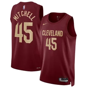 Donovan Mitchell Cleveland Cavaliers Nike Refiné Unisex Swingman Jersey Icon Edition Wine/White - Giftez-le à un fan dévoué - Livraison en temps pour les fêtes