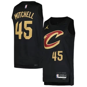 Donovan Mitchell Cleveland Cavaliers Unique Jordan Brand Swingman Player Jersey Statement Edition Black - Stock limité - Commandez vite votre maillot exclusif
