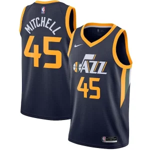 Donovan Mitchell Utah Refiné Jazz Nike 2020/21 Swingman Jersey Navy Icon Edition - Fait à la main - Un produit unique et de qualité