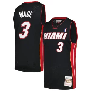 Dwyane Notable Wade Miami Heat 2012/13 Hardwood Classics Swingman Jersey Black - Confort et style combinés - Pour un look exceptionnel