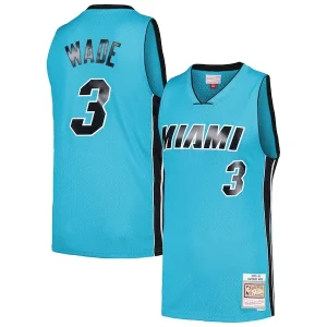 Dwyane Wade Miami Heat Hardwood Classics 2005/06 Tropical Swingman Jersey Stylish Blue - Édition commemorative - Souvenez-vous des moments inoubliables