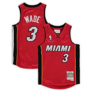Dwyane Wade Miami Heat Preschool 2005 06 Hardwood Classics Player Jersey Red Distingué - Garantie satisfaction - Si vous n'êtes pas satisfait