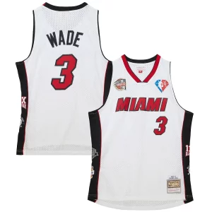 Dwyane Wade Miami Heat Unisex Hall of Moderne Fame Class of 2023 Throwback Swingman Jersey White - Parfait pour le match jour - Montrez votre support avec style