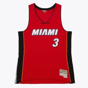Dwyane Wade Premium Miami Heat Women's 2005/06 Hardwood Classics Swingman Jersey Red - Pour les matchs d'athlétisme - Restez frais et confortable