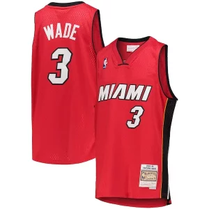 Dwyane Wade Sophistiqué Miami Heat Youth 2005/06 Hardwood Classics Swingman Jersey Red - Offre spéciale - Achetez maintenant et économisez
