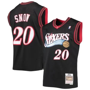 Eric Snow Philadelphia 76ers 2000/01 Hardwood Classics Refiné Swingman Jersey Black - Parfait pour le match jour - Montrez votre support avec style