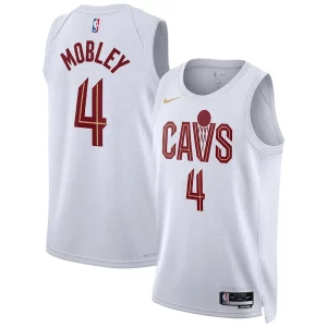 Evan Mobley Cleveland Cavaliers Nike Unisex Swingman Jersey Association Collectible Edition White - Édition commemorative - Souvenez-vous des moments inoubliables