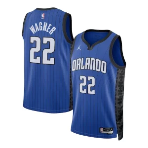Franz Personalisable Wagner Orlando Magic Jordan Brand Unisex Swingman Jersey Statement Edition Blue - Vêtement de fan emblématique - Montrez votre amour pour l'équipe